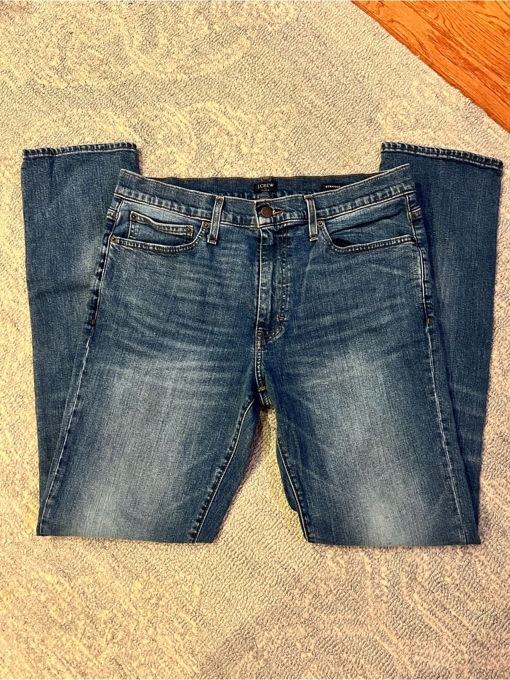 J. Crew Men's Medium Blue Slim Straight Jeans